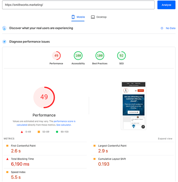 PageSpeed Insights 1