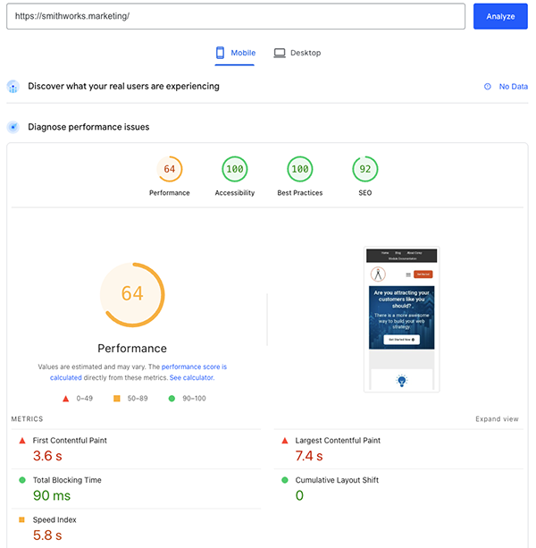 PageSpeed Insights 4